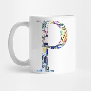 Barcelona Gaudi Mosaic Rho Greek Sorority Letter Mug